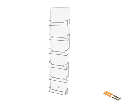 6 Pocket Hanging Business Card Holder