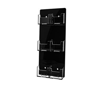 6 Pocket Wall Vertical Business Card Holder