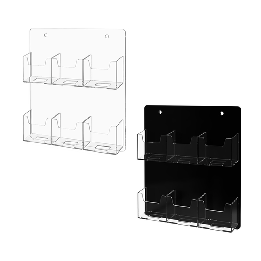 6 Pocket Hanging Vertical Business and Gift Card Holder