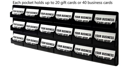 18 Pocket Hanging Business and Gift Card Holder