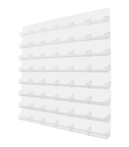 48 Pocket Wall Mount Business Card Holder Lightweight Rack