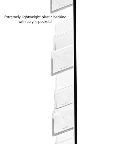 48 Pocket Wall Mount Business Card Holder Lightweight Rack