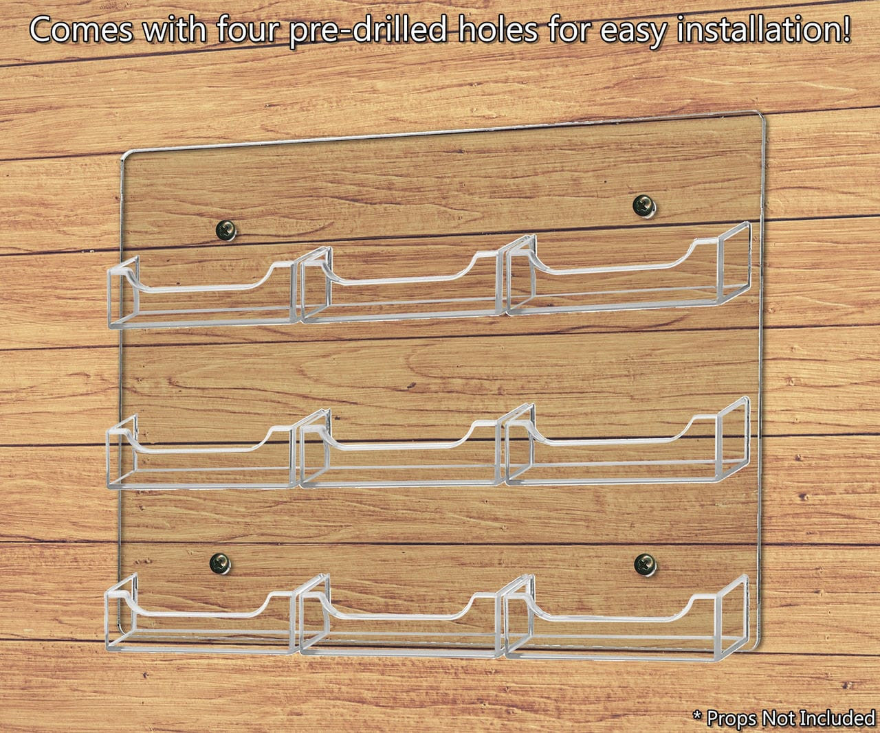 9 Pocket Hanging Business Card Holder