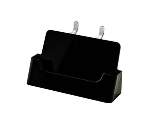 Pegboard Business or Gift Card Holder Black Acrylic
