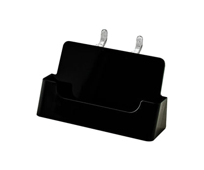 Pegboard Business or Gift Card Holder Black Acrylic