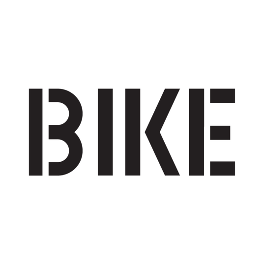 BIKE Stencil for Parking Lots and Asphalt Marking