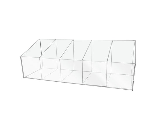 24.5"W 5 Compartment Organizer Tray with Adjustable Dividers