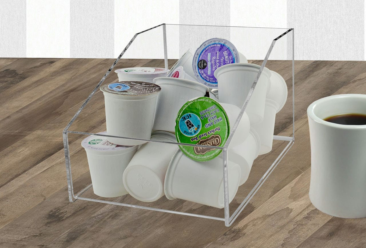 CD Display Art Supply Bin 5.75"W Retail Countertop Storage