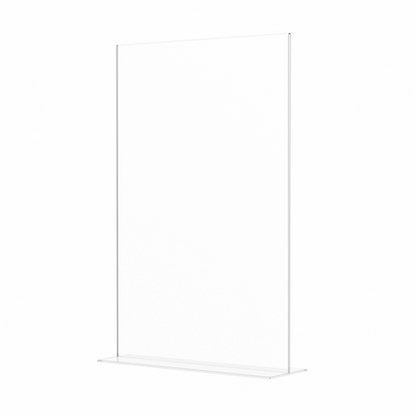 Sign Holder 11"W x 17"H Double Sided Bottom Load Table Tent