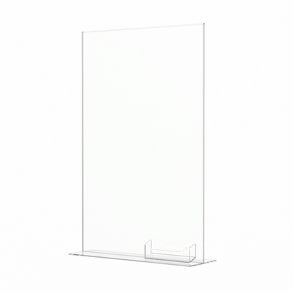 11"W x 17"H Ad Frame Large Sign Display with Business Card Slot