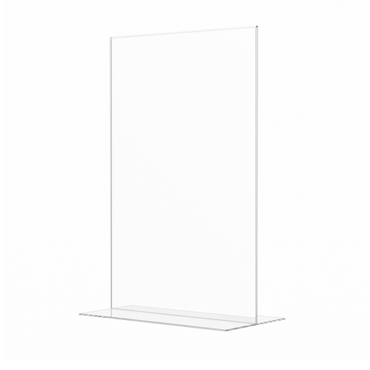 Sign Holder 11"W x 17"H Double Sided Bottom Load Table Tent