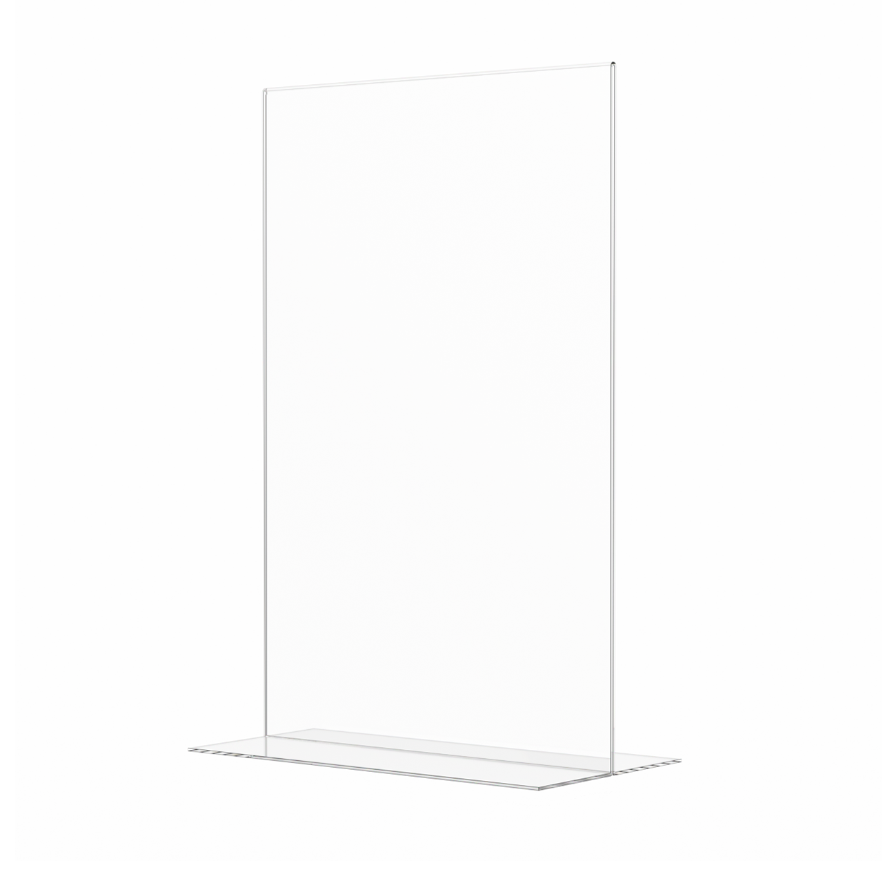 Bottom-Load Table Tent Sign Holder - 11"W x 17"H