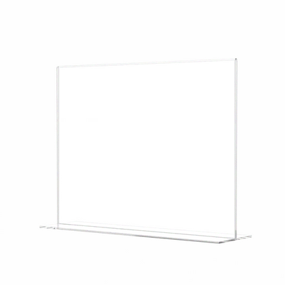 Sign Holder 11"W x 8.5"H Double Sided Bottom Load Table Tent