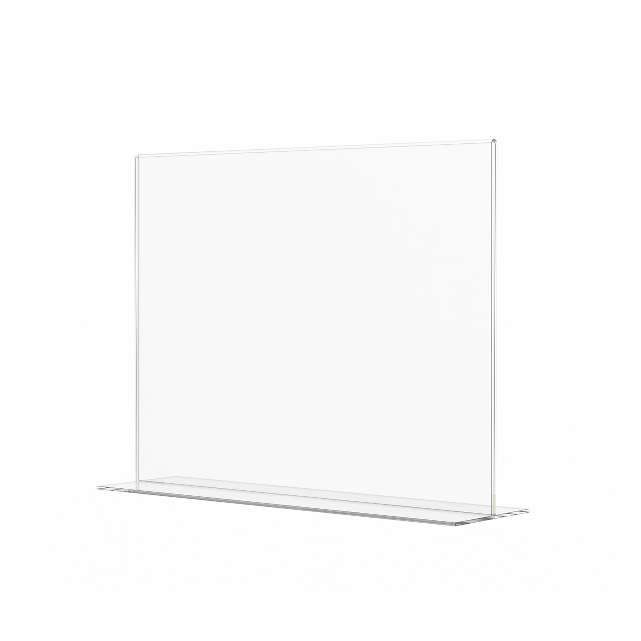 Sign Holder 11"W x 8.5"H Double Sided Bottom Load Table Tent