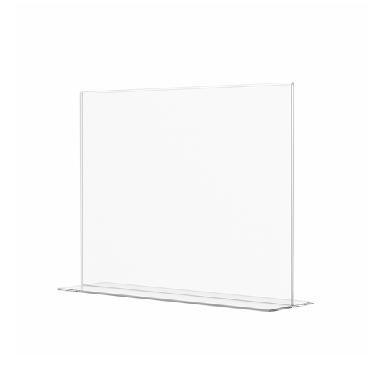 Sign Holder 11"W x 8.5"H Double Sided Bottom Load Table Tent