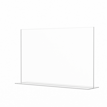 Sign Holder 17"W x 11"H Double Sided Bottom Load Table Tent