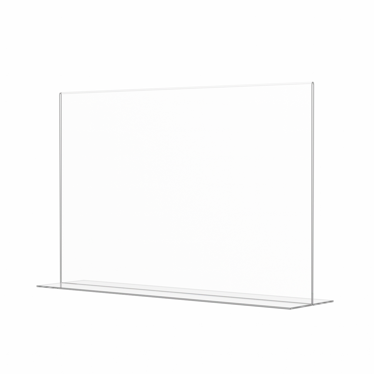 Sign Holder 17"W x 11"H Double Sided Bottom Load Table Tent