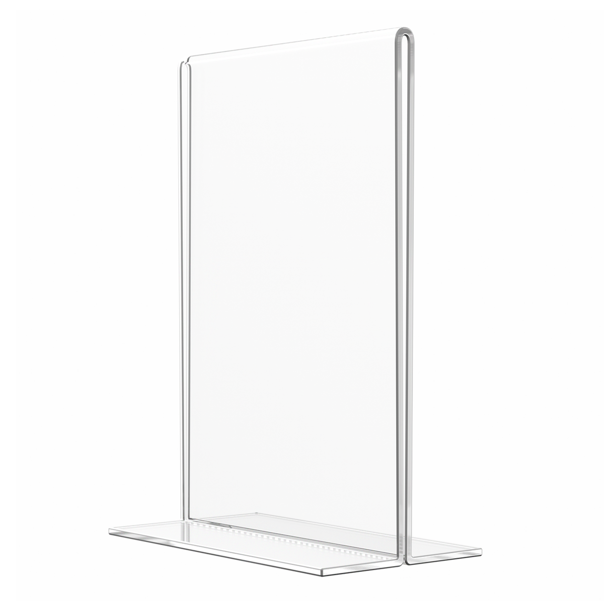 Bottom-Load Table Tent Sign Holder - 3.5"W x 5"H