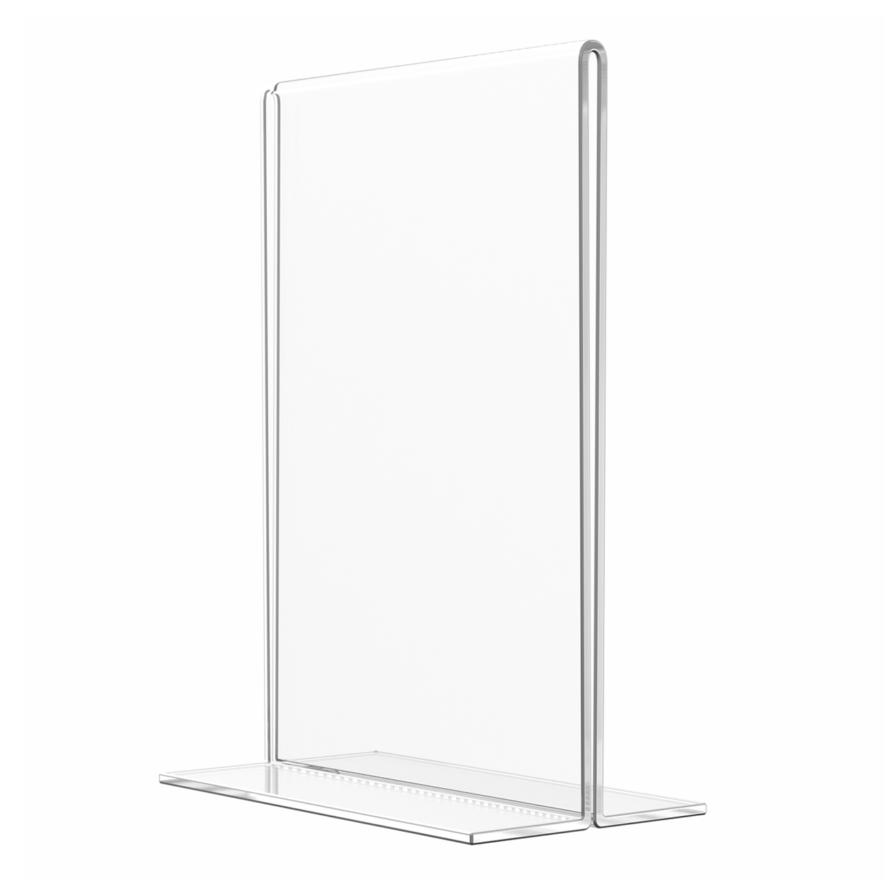 Sign Holder 3.5"W x 5"H Double Sided Bottom Load Table Tent