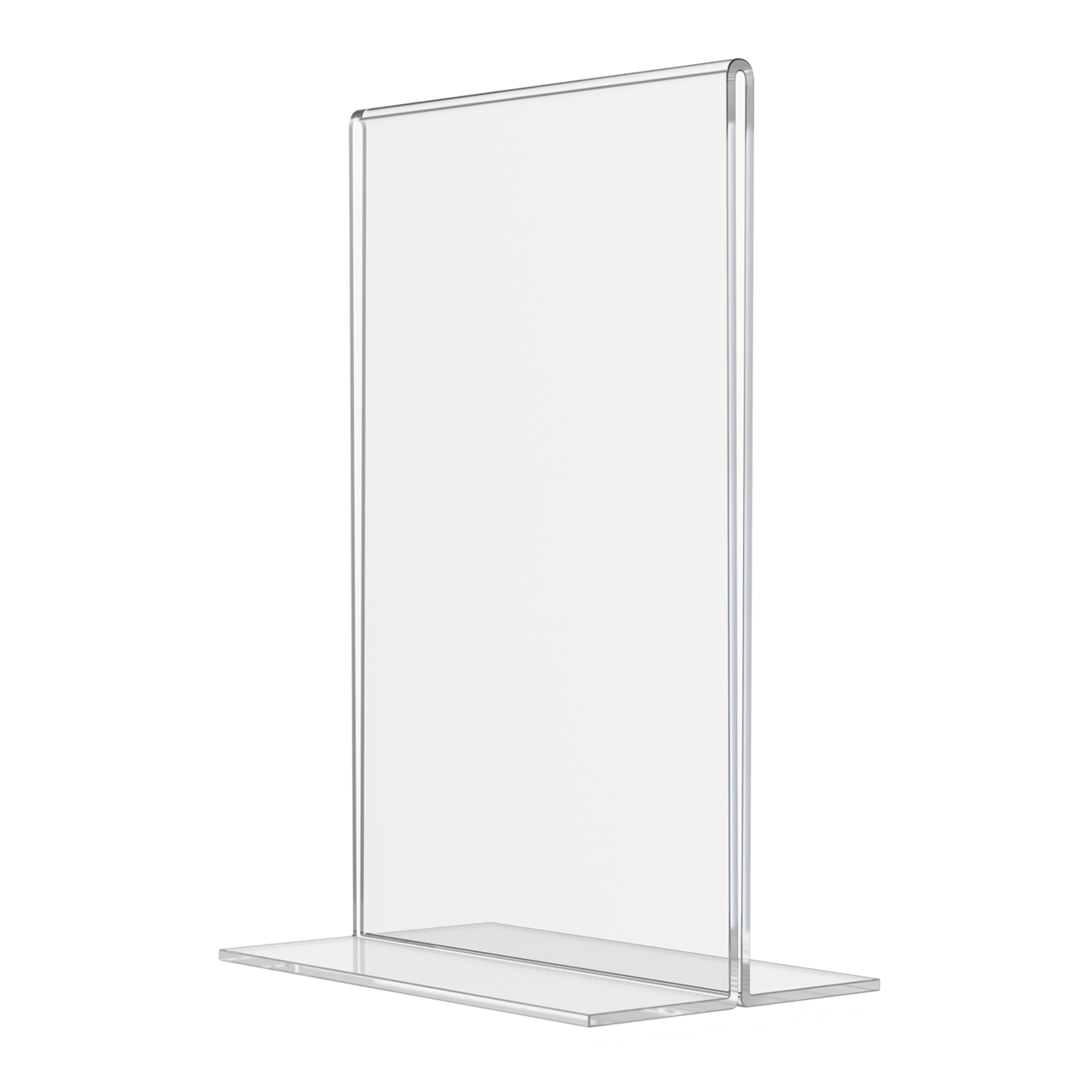 Bottom-Load Table Tent Sign Holder - 4"W x 6"H