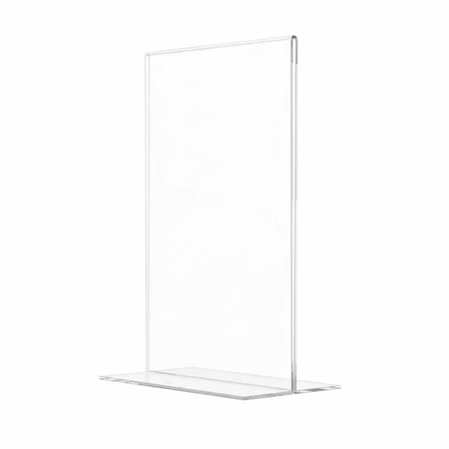 Sign Holder 5.5"W x 8.5"H Double Sided Bottom Load Table Tent