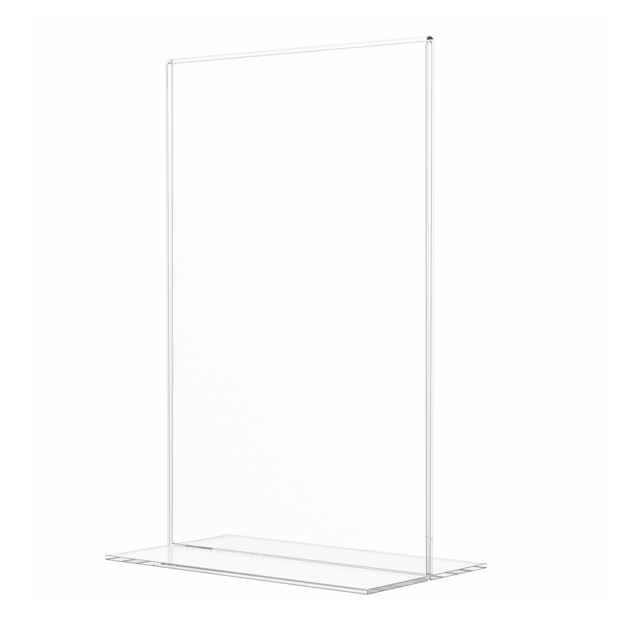 Sign Holder 5.5"W x 8.5"H Double Sided Bottom Load Table Tent