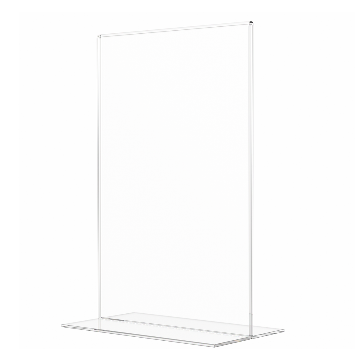 Bottom-Load Table Tent Sign Holder - 5.5"W x 8.5"H