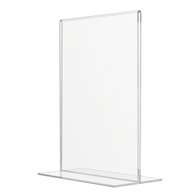 Sign Holder 5"W x 7"H Double Sided Bottom Load Table Tent