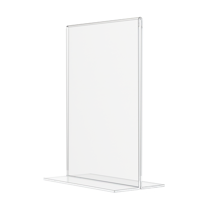 Sign Holder 5"W x 7"H Double Sided Bottom Load Table Tent