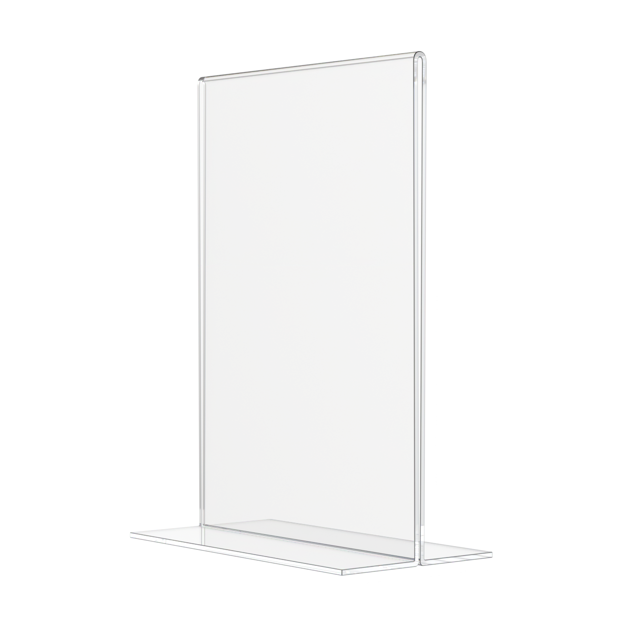 Bottom-Load Table Tent Sign Holder - 5"W x 7"H