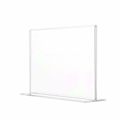 Sign Holder 7"W x 5"H Double Sided Bottom Load Table Tent