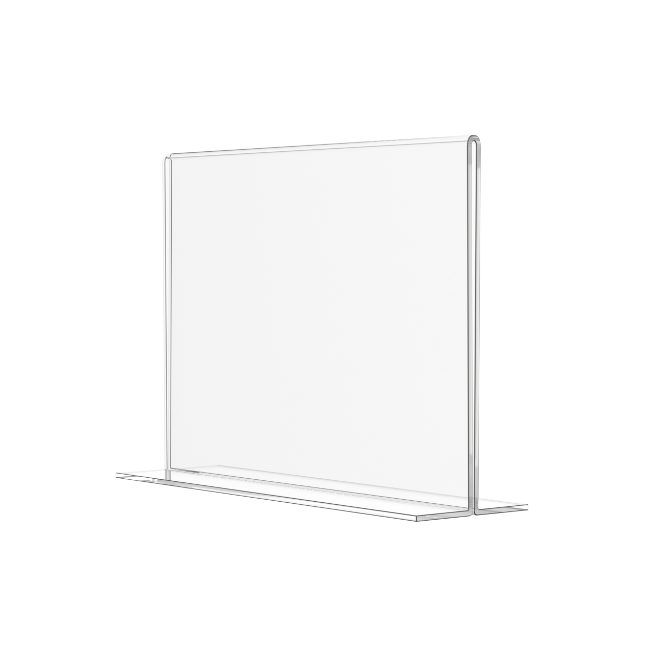 Bottom-Load Table Tent Sign Holder - 7"W x 5"H