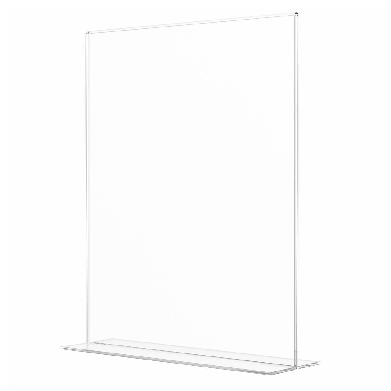 Bottom-Load Table Tent Sign Holder - 8"W x 10"H