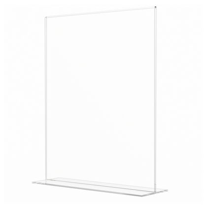 Sign Holder 8.5"W x 11"H Double Sided Bottom Load Table Tent