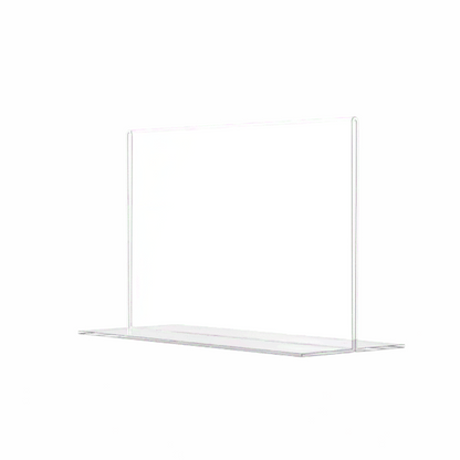 Sign Holder 8.5"W x 5.5"H Double Sided Bottom Load Table Tent