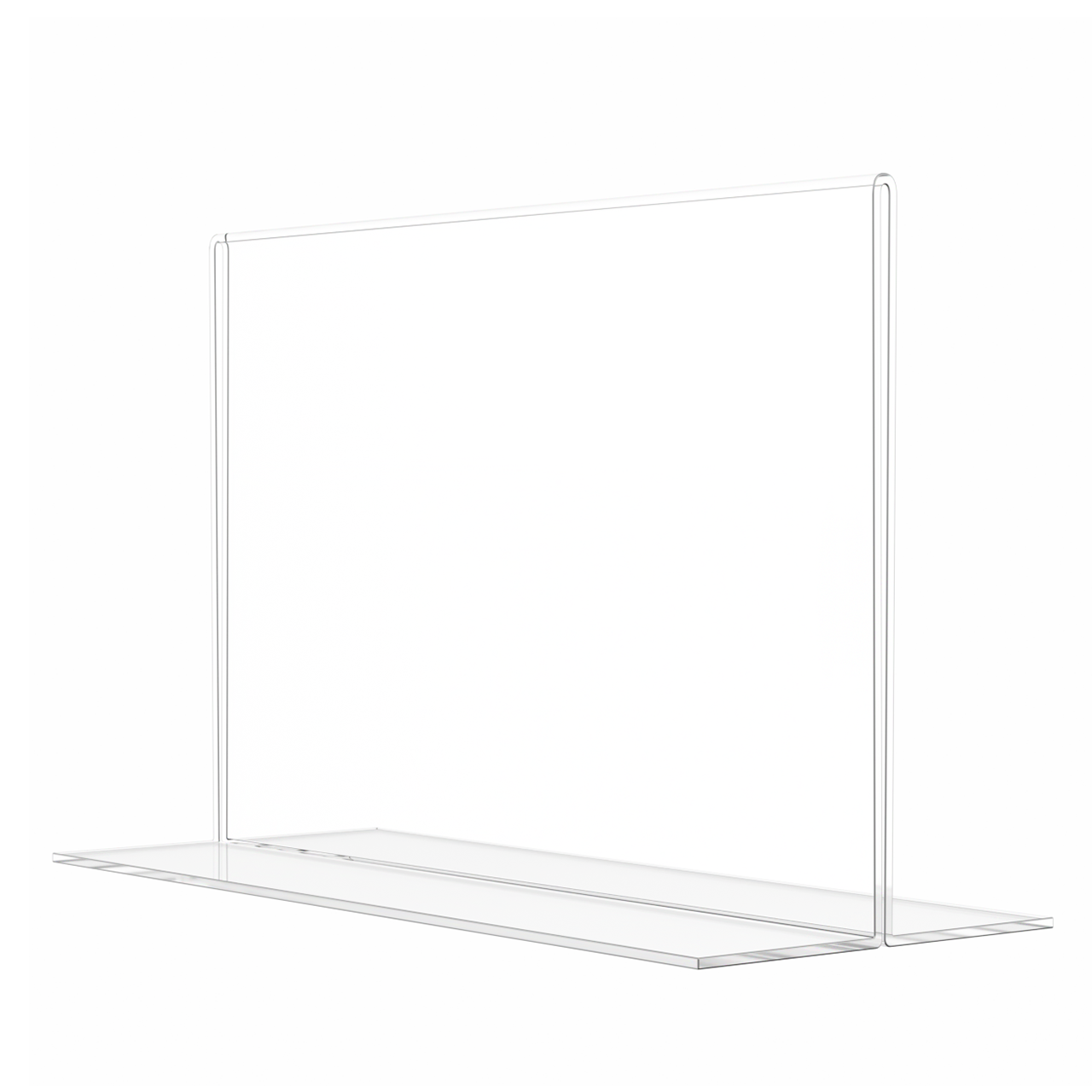 Sign Holder 8.5"W x 5.5"H Double Sided Bottom Load Table Tent