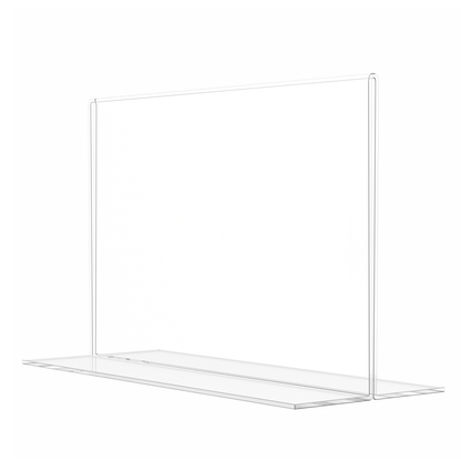 Sign Holder 8.5"W x 5.5"H Double Sided Bottom Load Table Tent