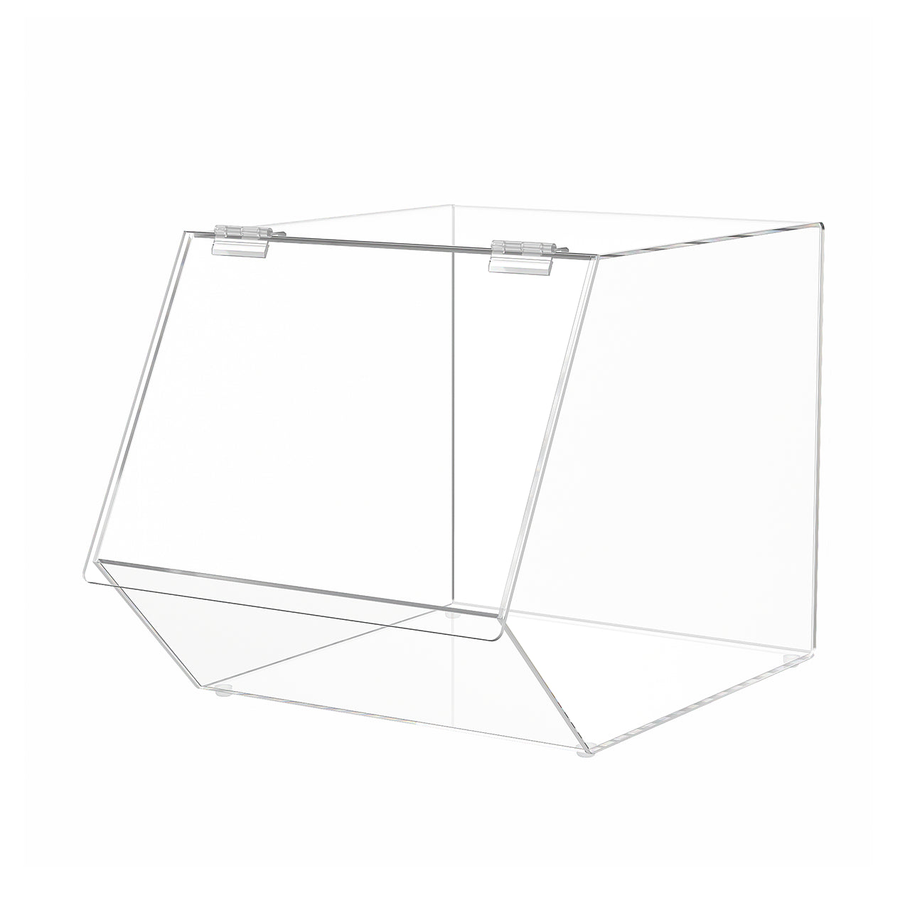 12" Bread and Pastry Storage Bin Clear Acrylic
