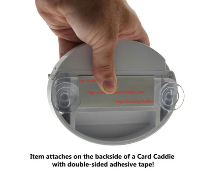 Card Caddie Vehicle and Outdoor Card Holder with Suction Cups