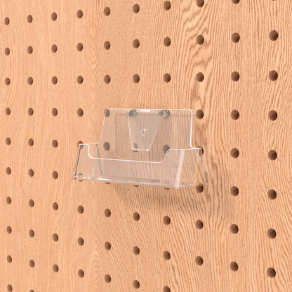 Pegboard Business Card Holder Clear Acrylic Rack Display