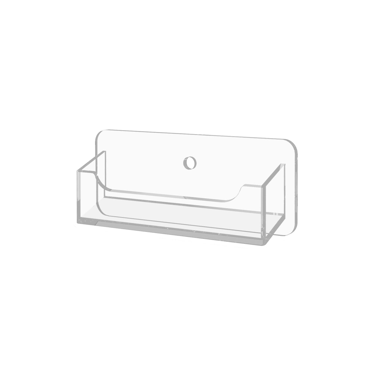 Business Card Holder Horizontal Single Pocket Wall Mount