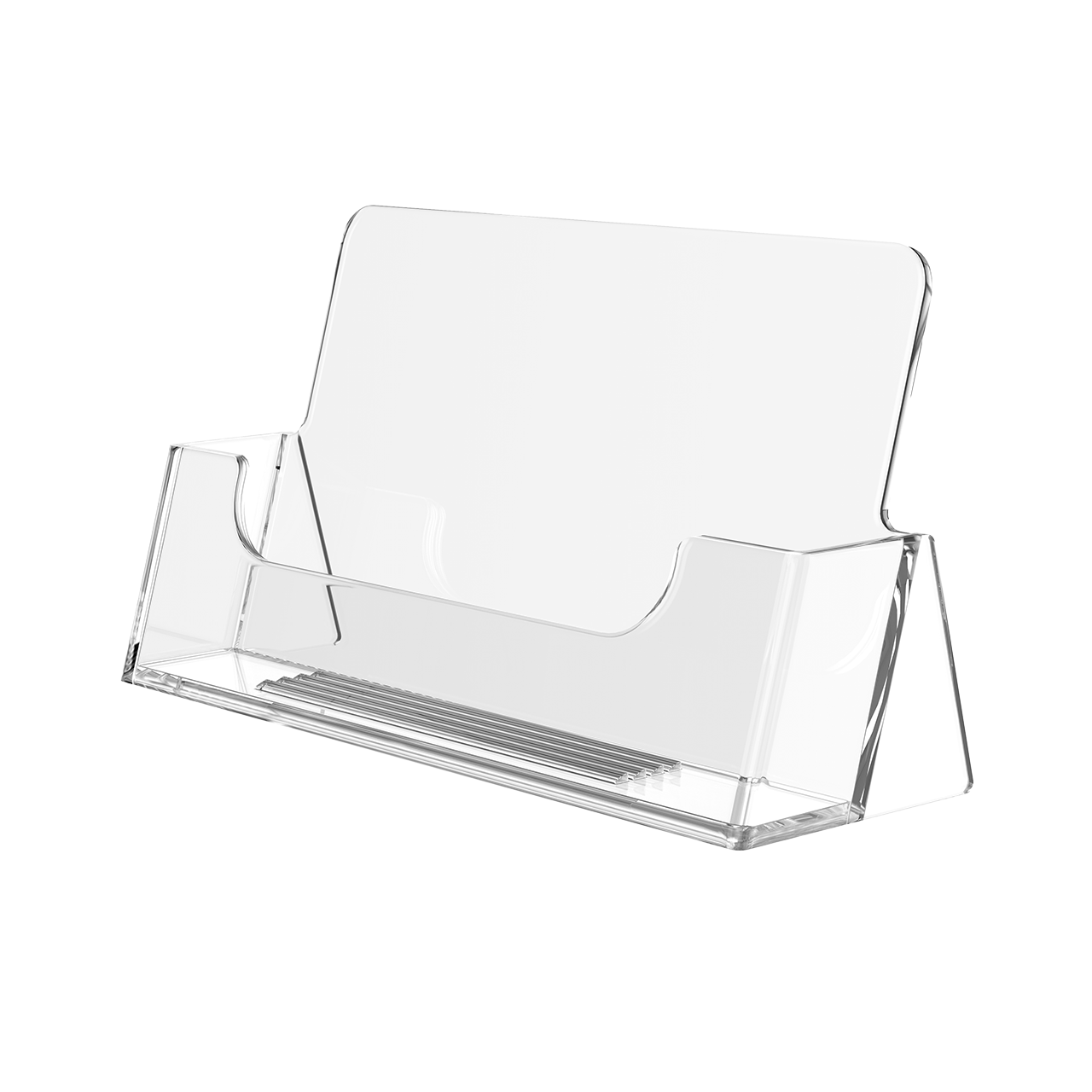 Business Gift Card Holder Horizontal Countertop Display Stand