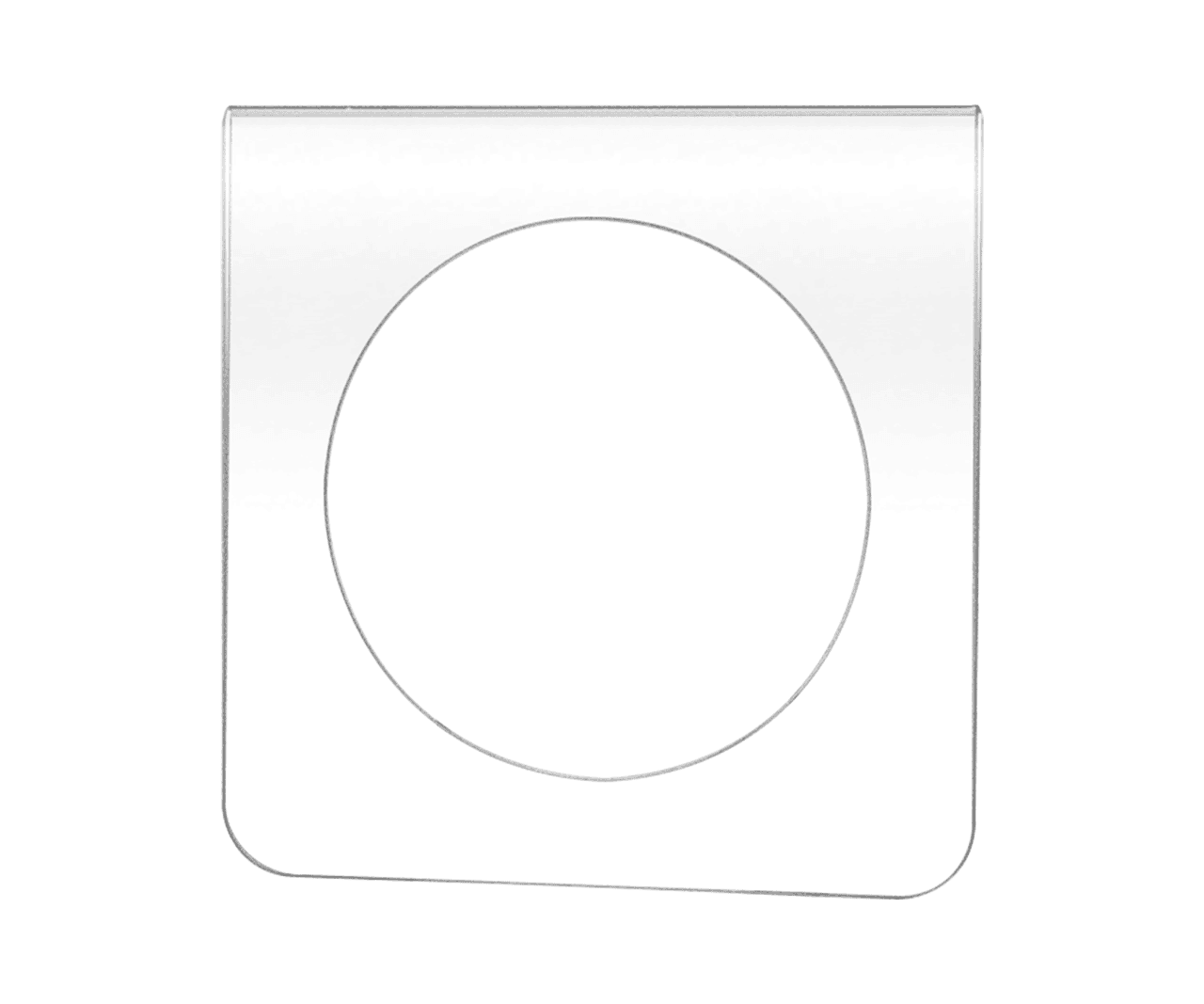 Coasters for Cocktail Napkins Crystal Clear Acrylic