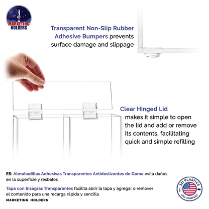 8.5" Condiments and Wrapped Candy Food Storage Bin