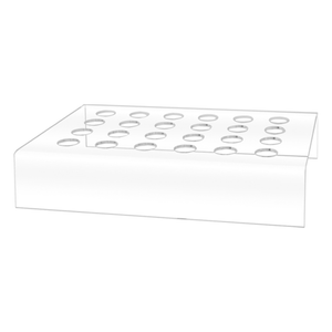 24 Slot Mini Waffle Ice Cream Cone Holder Retail Display Stand Acrylic