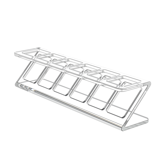 6 Slot Cosmetic Organizer Clear Acrylic Display