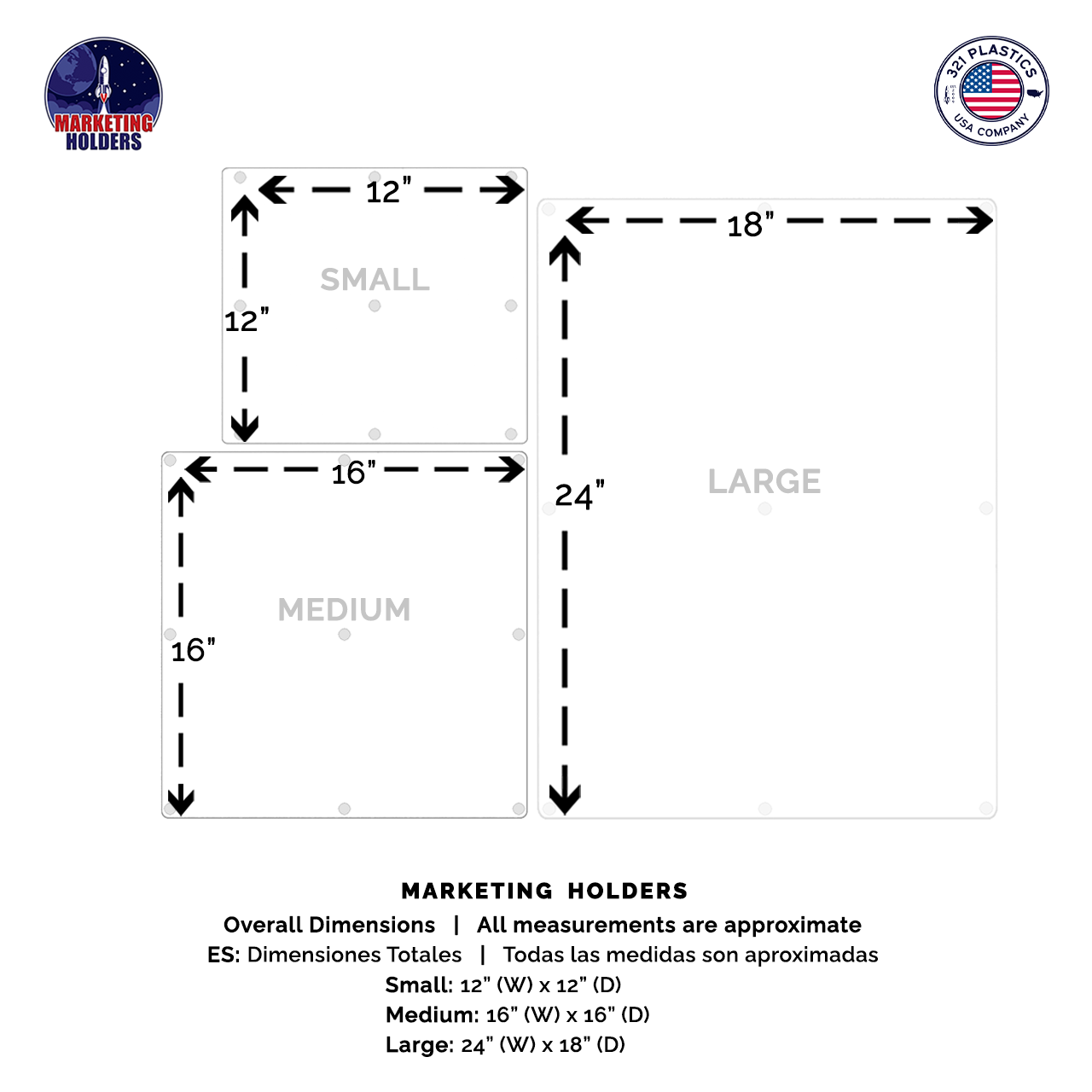 Flat Cutting Board with Rubber Bumpers for Countertops Clear Acrylic