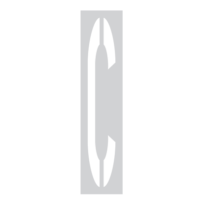 Alphabet Stencil Kit with 26 Pieces for Parking Lots and Schools