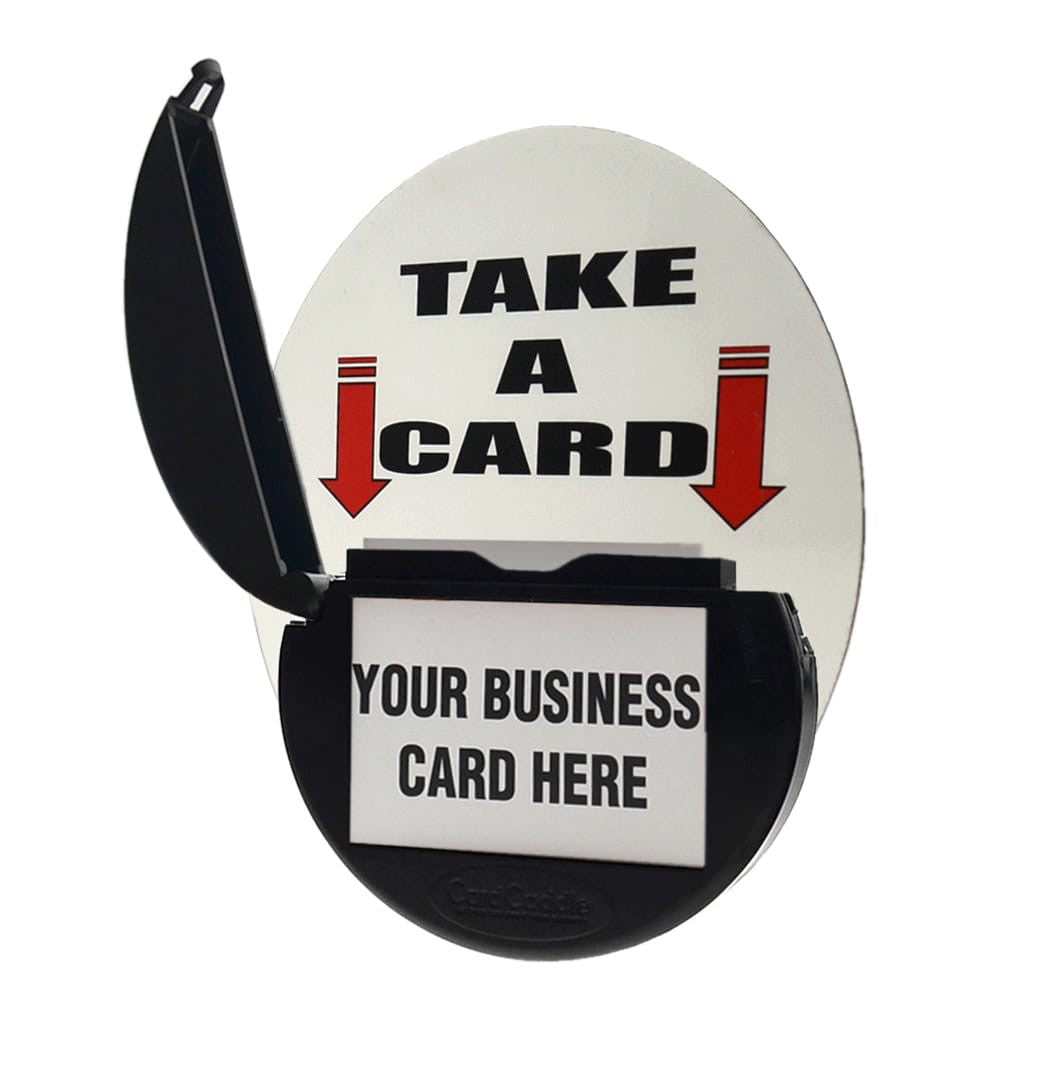 Card Caddie Magnetic Vehicle and Outdoor Business Card Holder