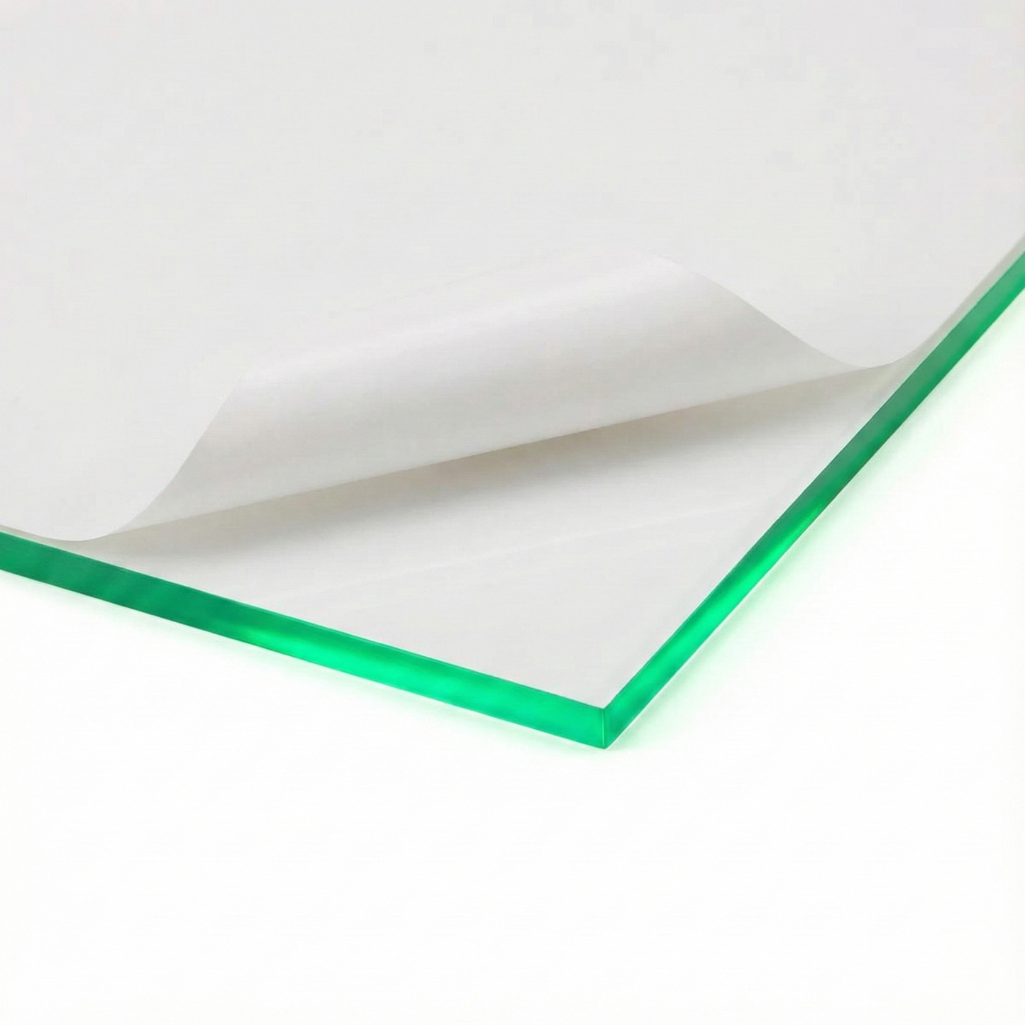 Green Edge Acrylic Sheets (Cut to Size)